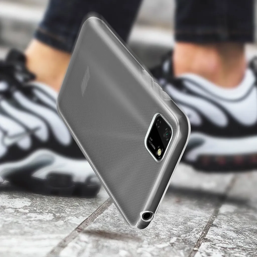 Cover Custodia Per Huawei Y5p in Silicone Tpu Trasparente Ultra Slim Y5