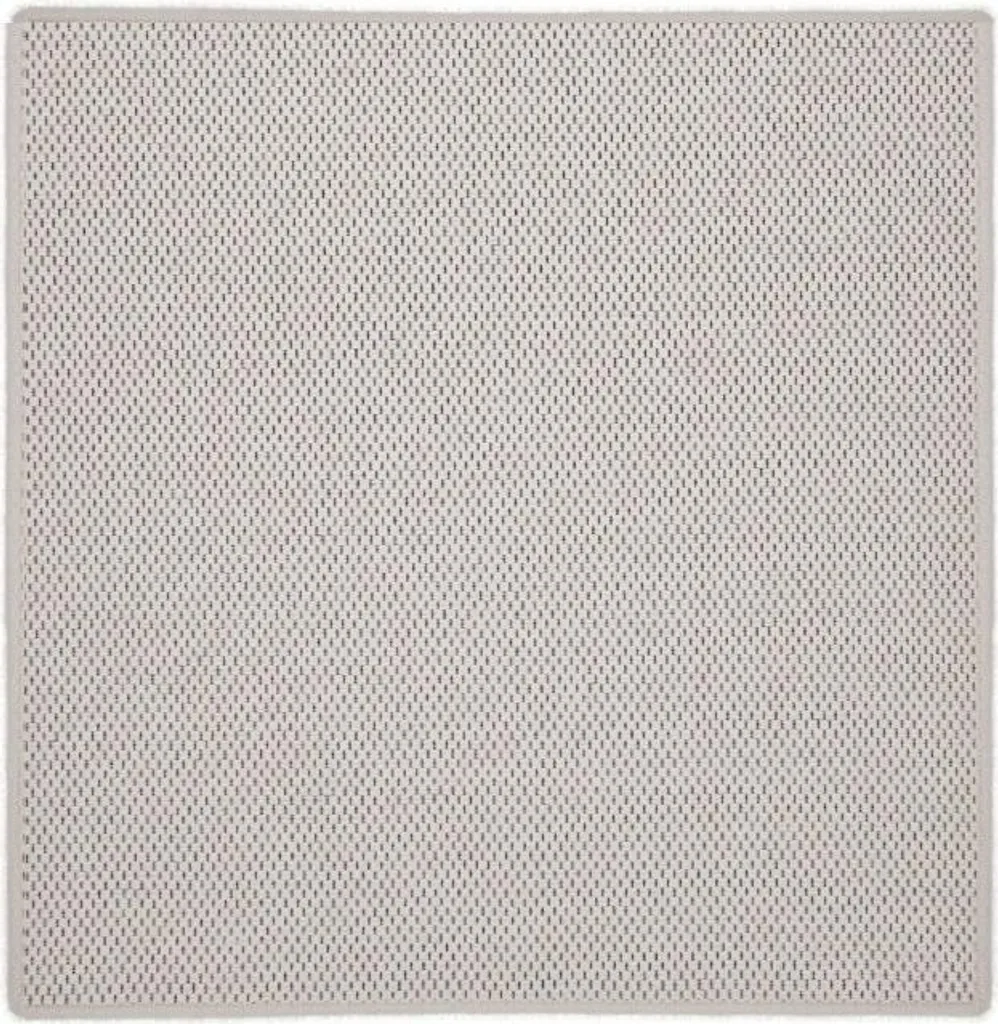 Moquette carrée crème 180x180 cm pour salon et chambre parentale