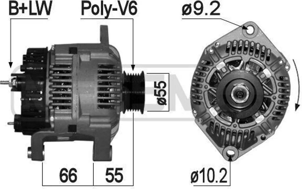 Remplacer l'alternateur de Megane I - Solution ERA OE 77 00 106 500