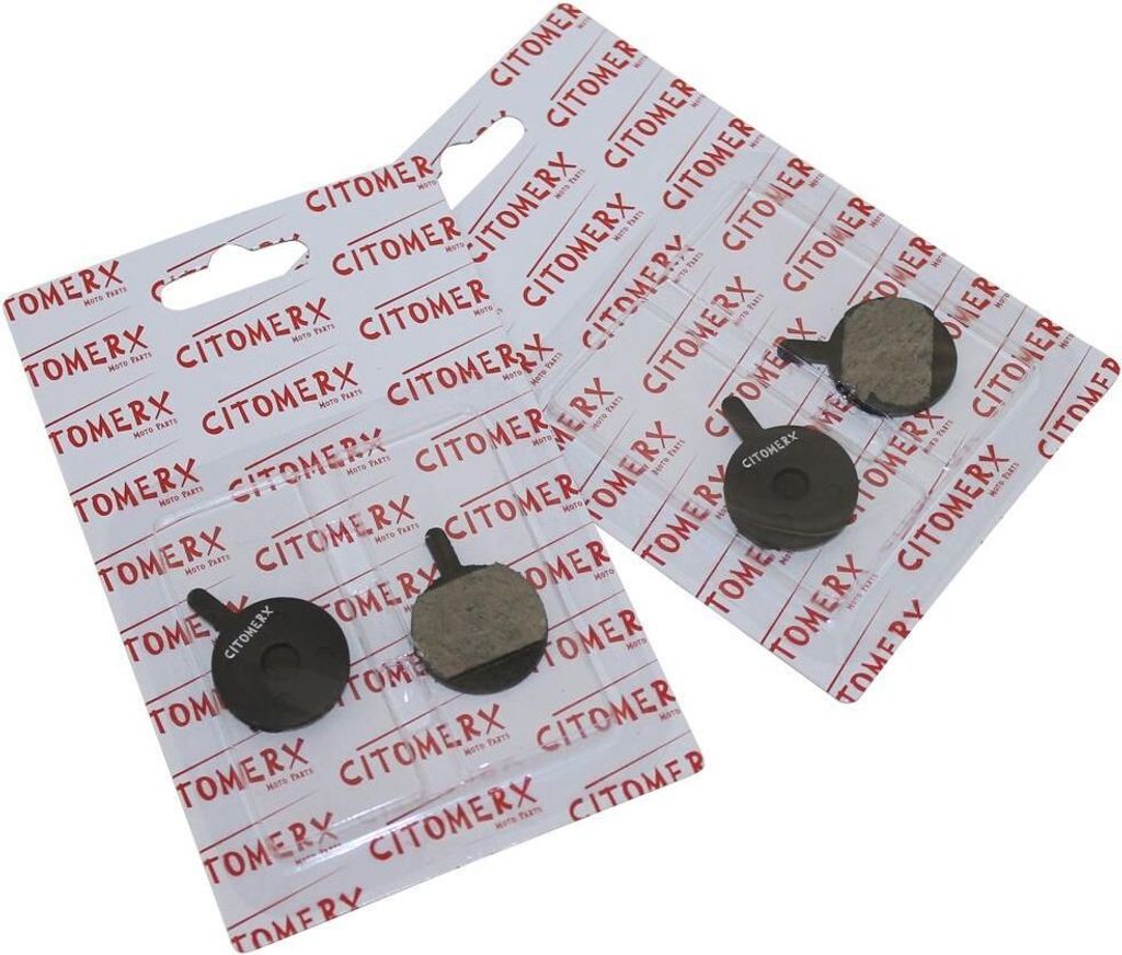 2 Paar Bremsbeläge, Bremsklötze CMX für Promax DSK-400, DSK-320, DSK-650J, DSK 610J, XNine Bremsanla