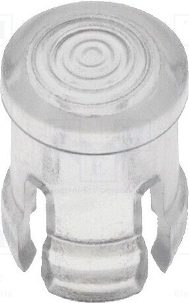2x Linse für LED niedrig transparent rund 3mm 8659 Linsen