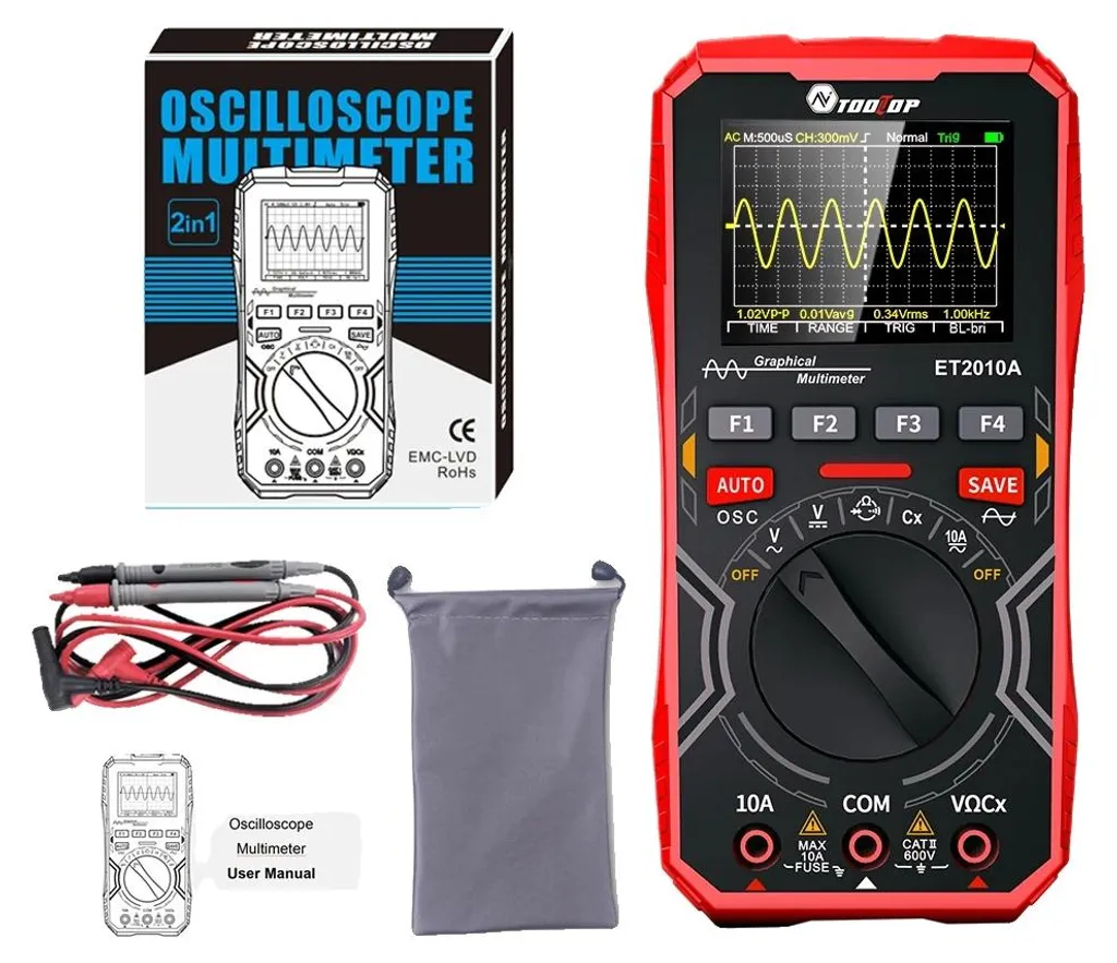 Oscilloscope de Poche pour Dépannage Électronique et Maintenance SAV