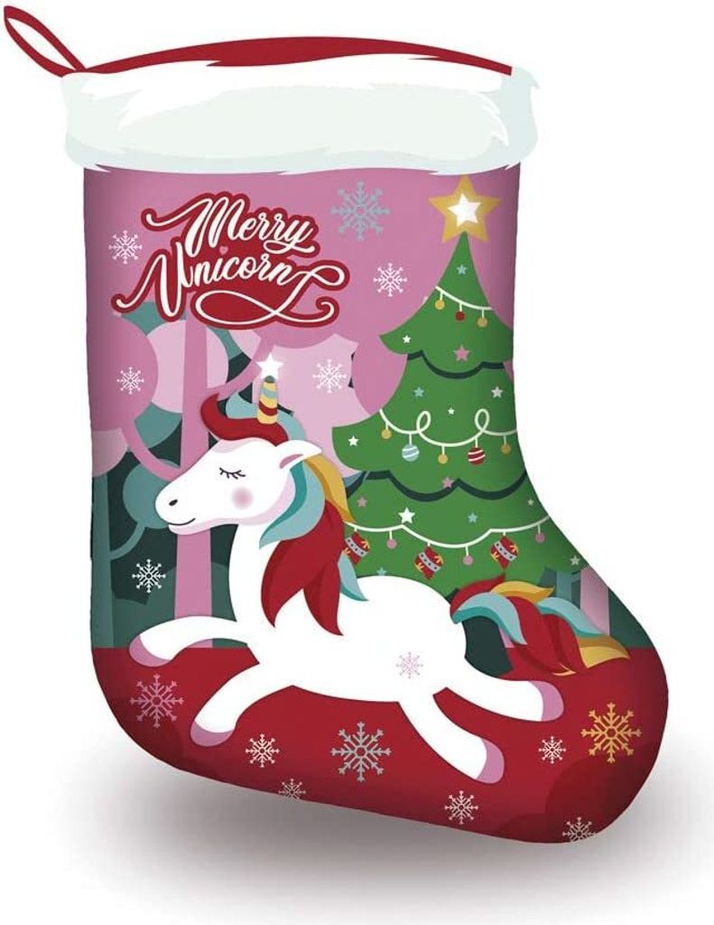 Einhorn XXL Weihnachtsstrumpf Weihnachtsstrümpfe Produktbild 