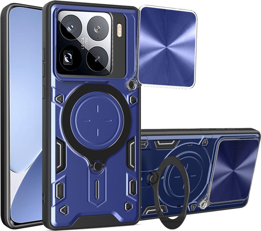 Techsuit CamGuard Pro Back Cover Hülle für Xiaomi 15 Pro - Blau