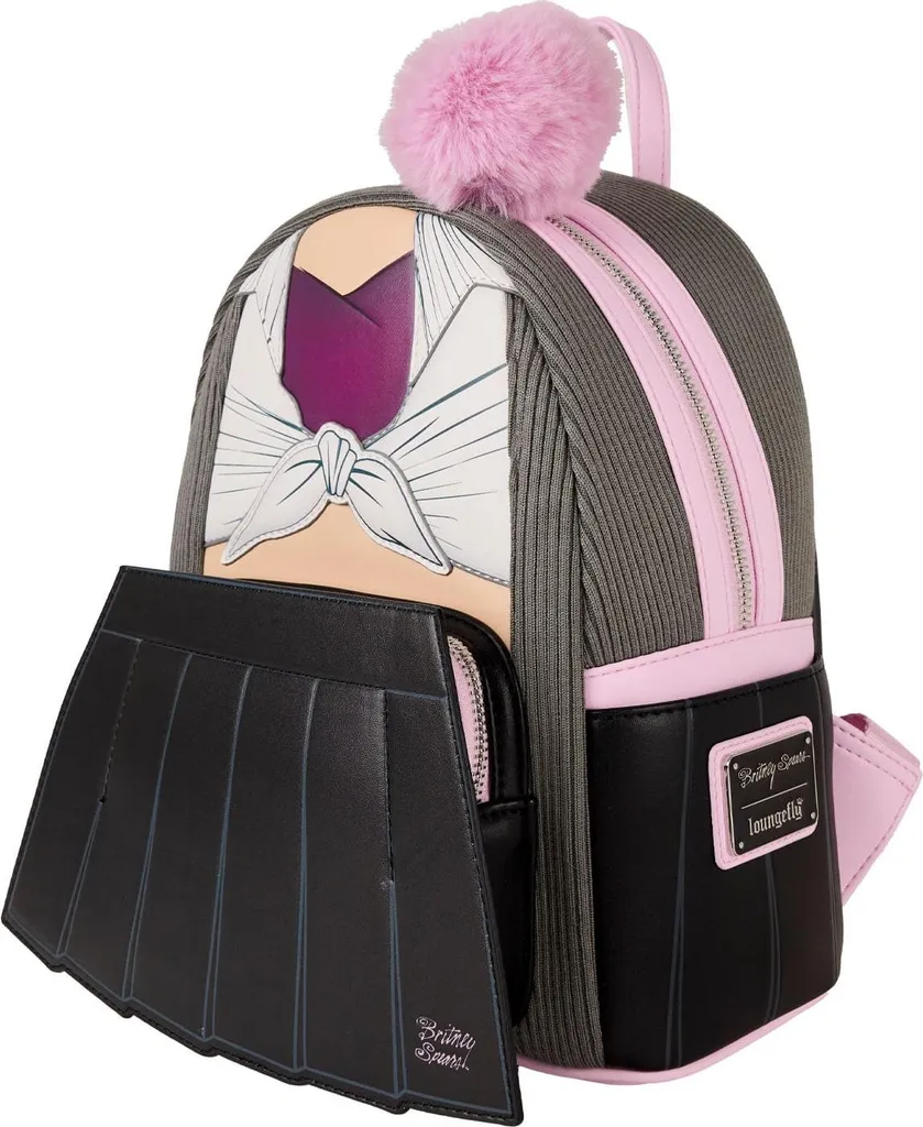 Mini Sac Loungefly Britney Spears avec Détails Brodés et Pompons