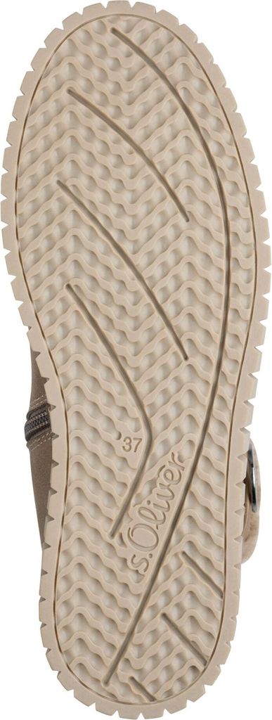 Damen Stiefelette Plateau Vegan Beige Größe 38 EU