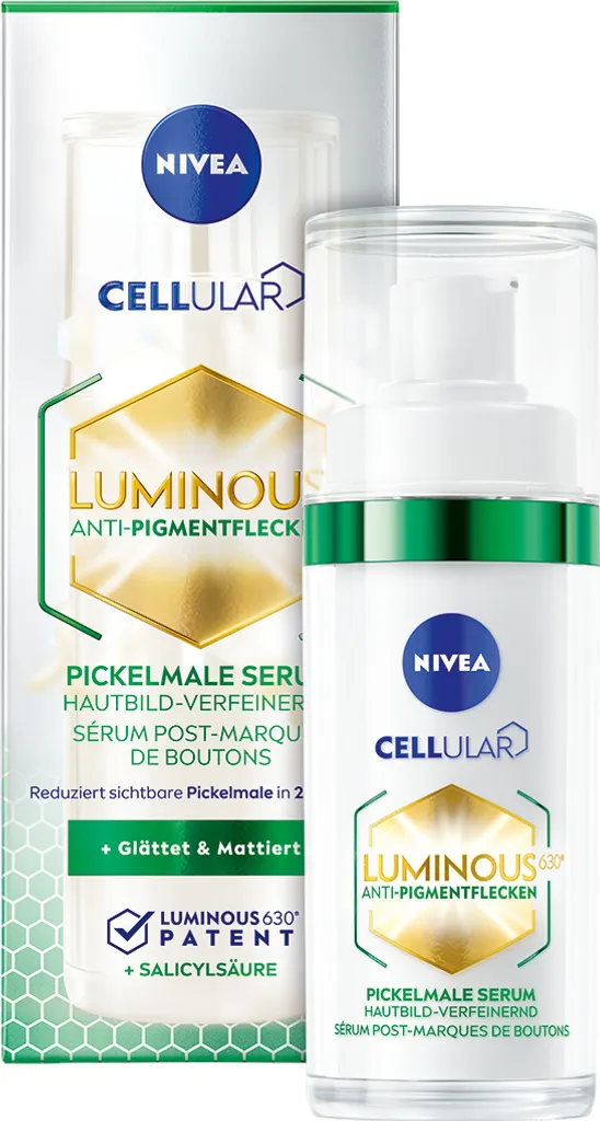 Nivea Cellular Luminous 630 Siero Anti-Macchie Post-Acne 30ml | Acquista Online