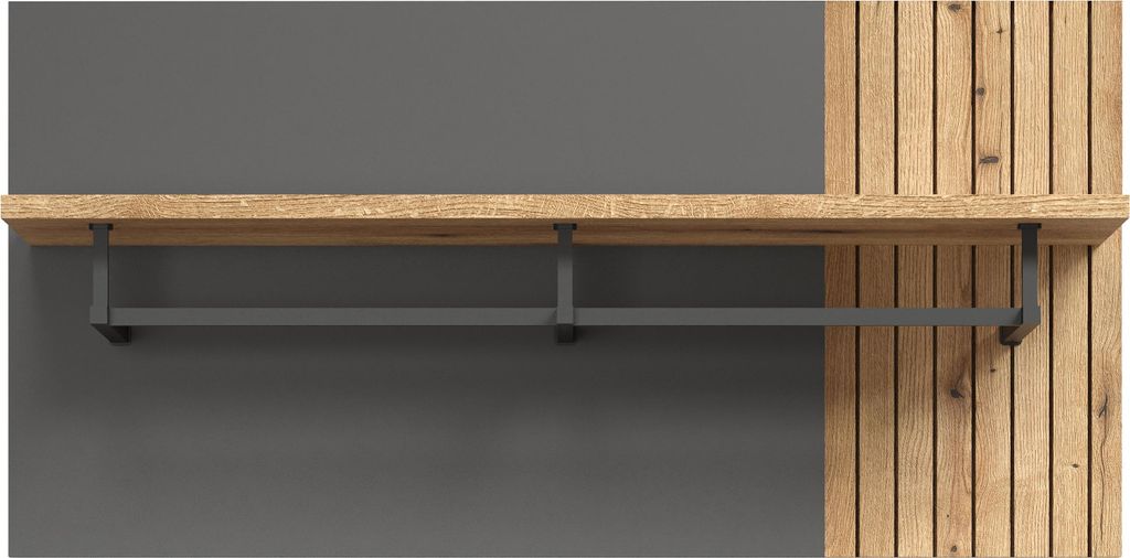 trendteam Garderobe Esteban Garderobenpaneel, Anthrazit Produktbild 