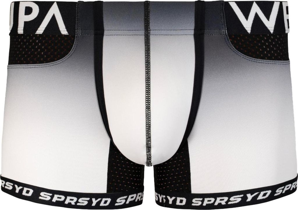 SUPAWEAR - Herren Boxer Slip Unterwäsche - SPR Max Gradient Trunk Black/White - 1x Größe S