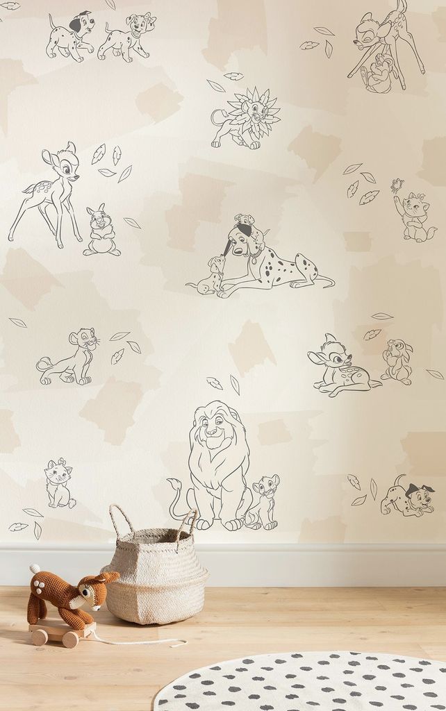 Komar Vlies Fototapete - Disney Animals - Größe 200 x 250 cm