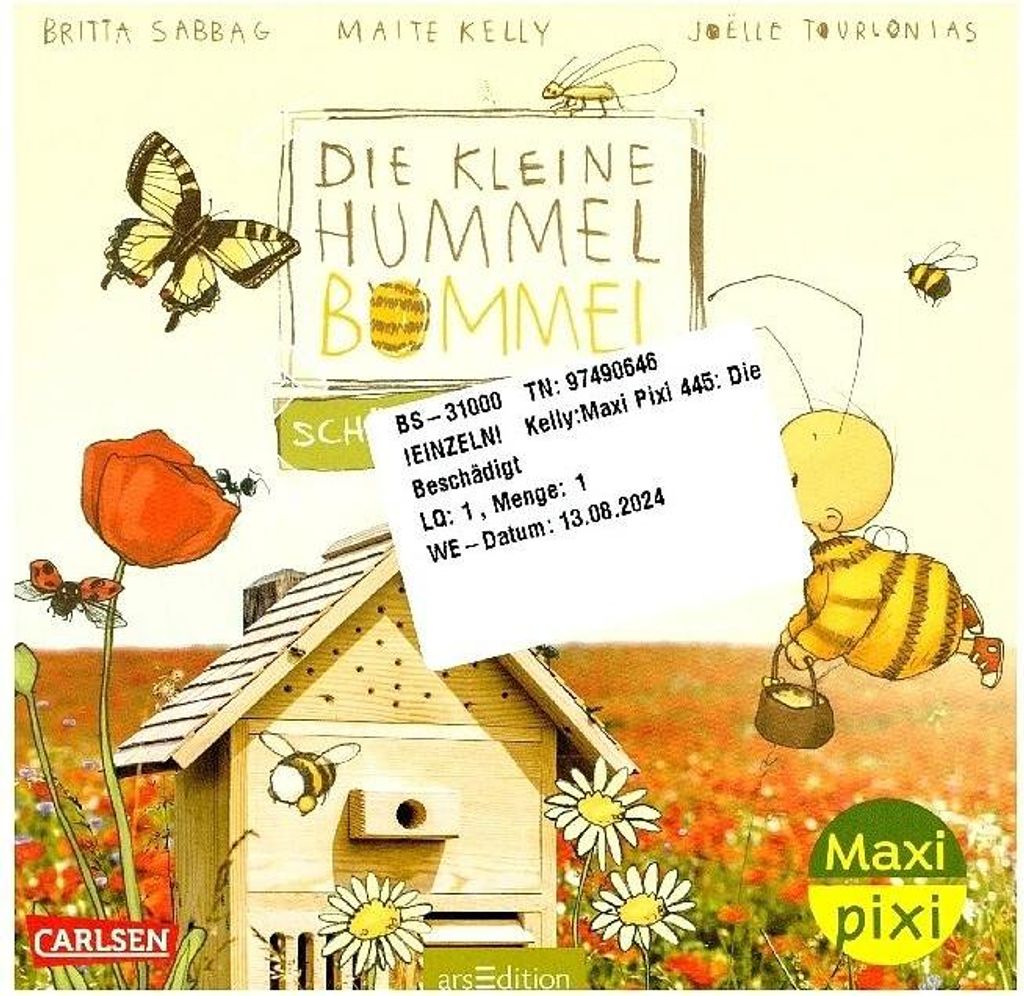 Maxi Pixi 445: Die kleine Hummel Bommel schützt die Umwelt