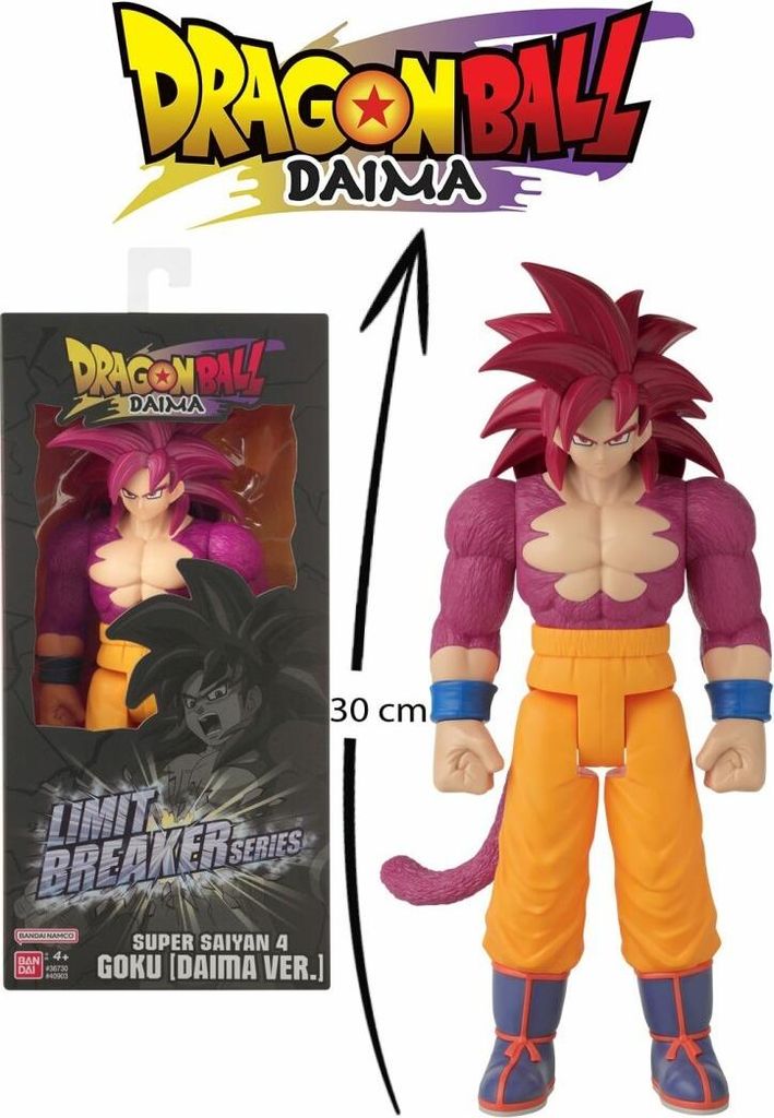 Bandai Bist Du Fan der neuen Saga Dragon Ball Daima? Sammle Sie die riesigen Figuren Dragon Ball Limit Breaker.