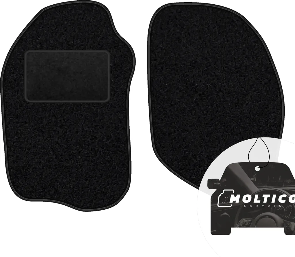 Set 2 Tappetini Anteriori Mitsubishi Colt 1992-96 moto-MOLTICO Velour