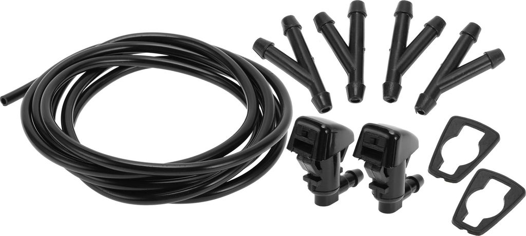 Windschutzscheibenwaschdüse für Jeep Grand Cherokee 11-17 Langlebig Nr. 68260443AA | Frontscheiben-Spritzdüsen Wischwasserdüse Schwarz 1 Set