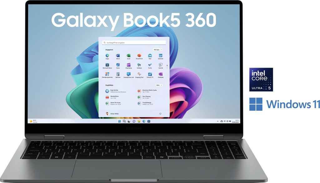 Galaxy Book5 360, Copilot+ PC, 15,6 Zoll, Full-HD, AMOLED, Produktbild 