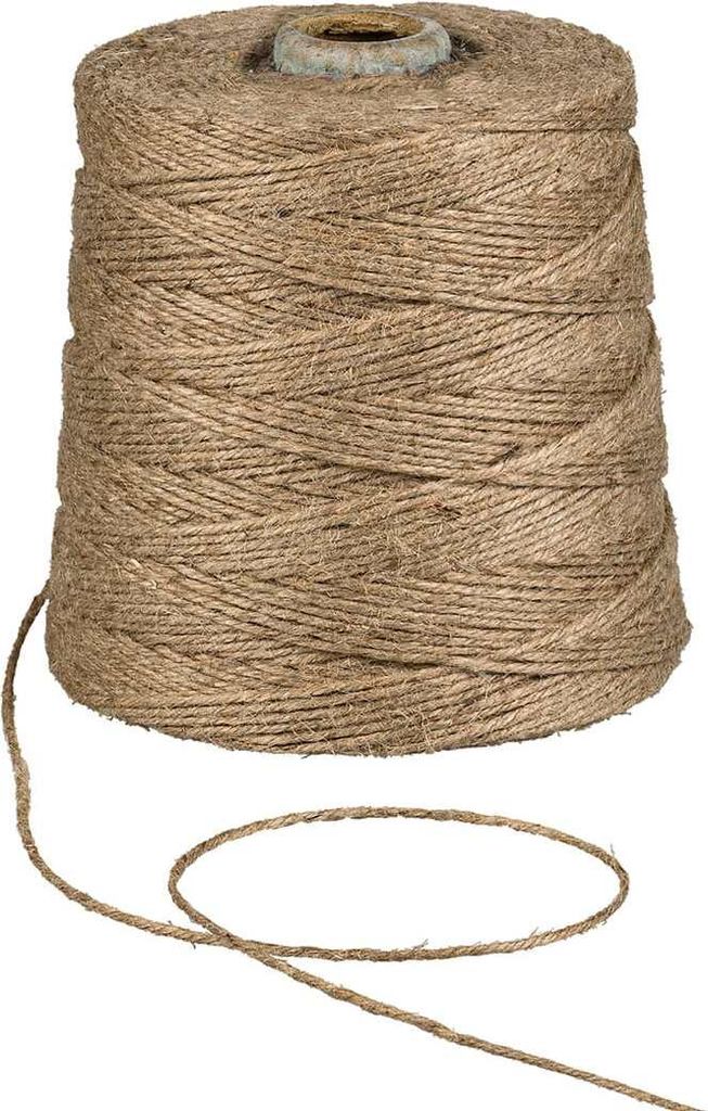 Juteschnur Natur, 500 m, 2 mm, 1 kg, Jutegarn für Häkeln, Produktbild 