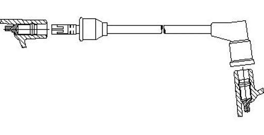 Cavo Candela BREMI 314/50 OE 7613158 per Mitsubishi Galant IV e Fiat Tipo