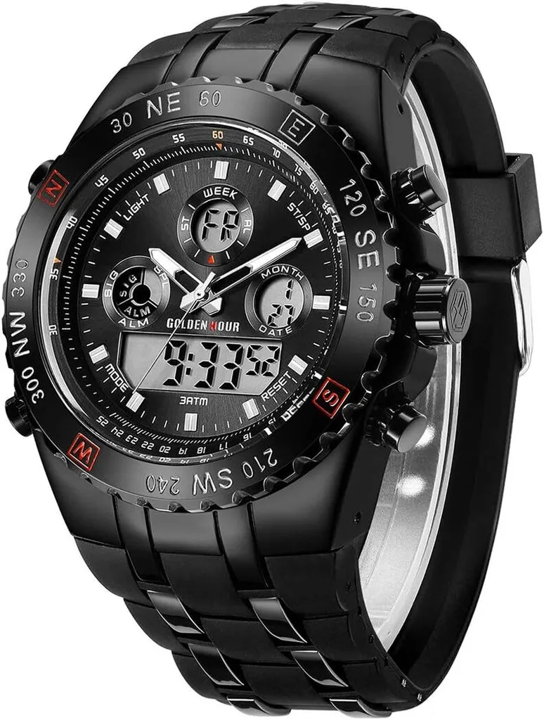 Orologio Militare da Polso Esercito: Analogico Digitale Alta Resistenza