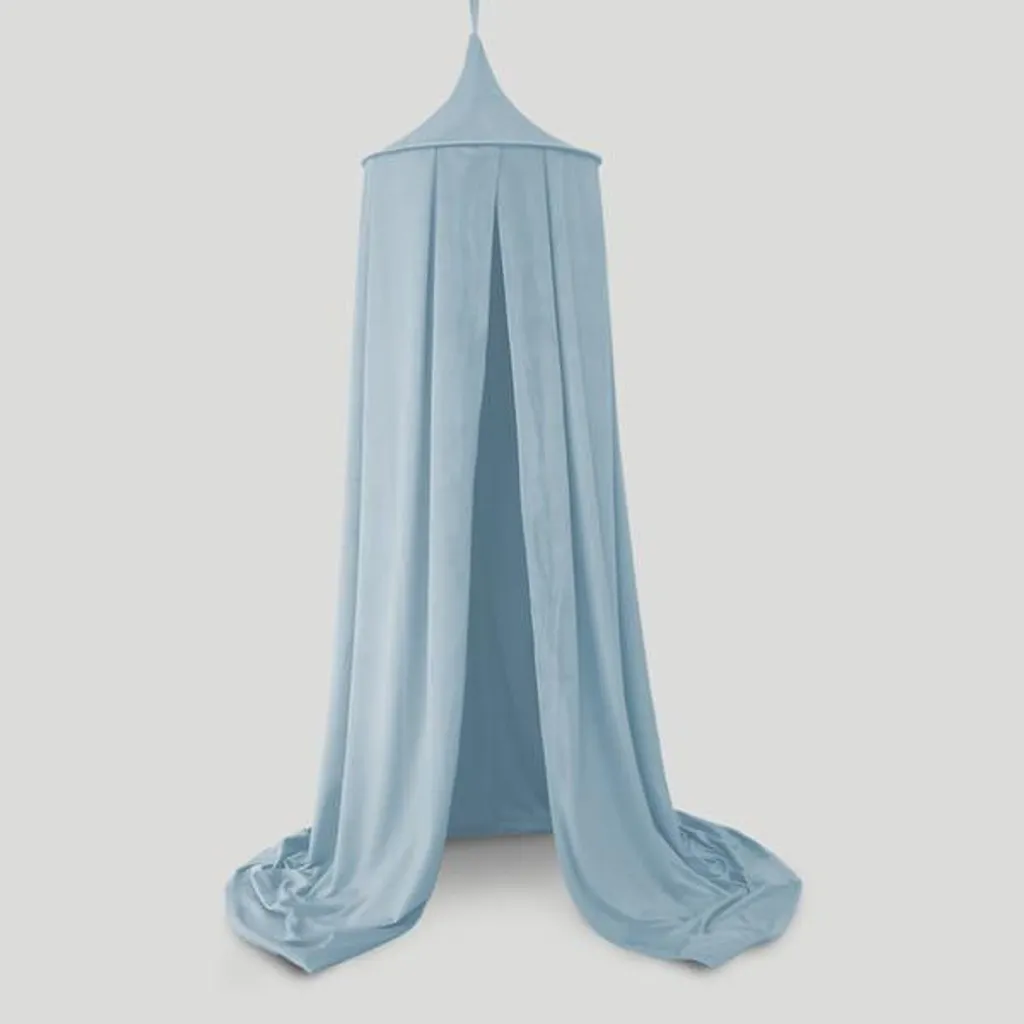 Ciel de Lit Bleu VE2260 SAMT - Solution pour Sommeil Agité et Déco Bébé