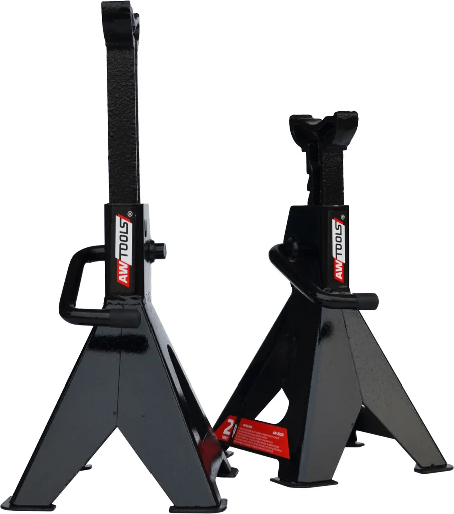 Paire de Chandelles de Calage 2T - Supports de Levage Réglables Awtools