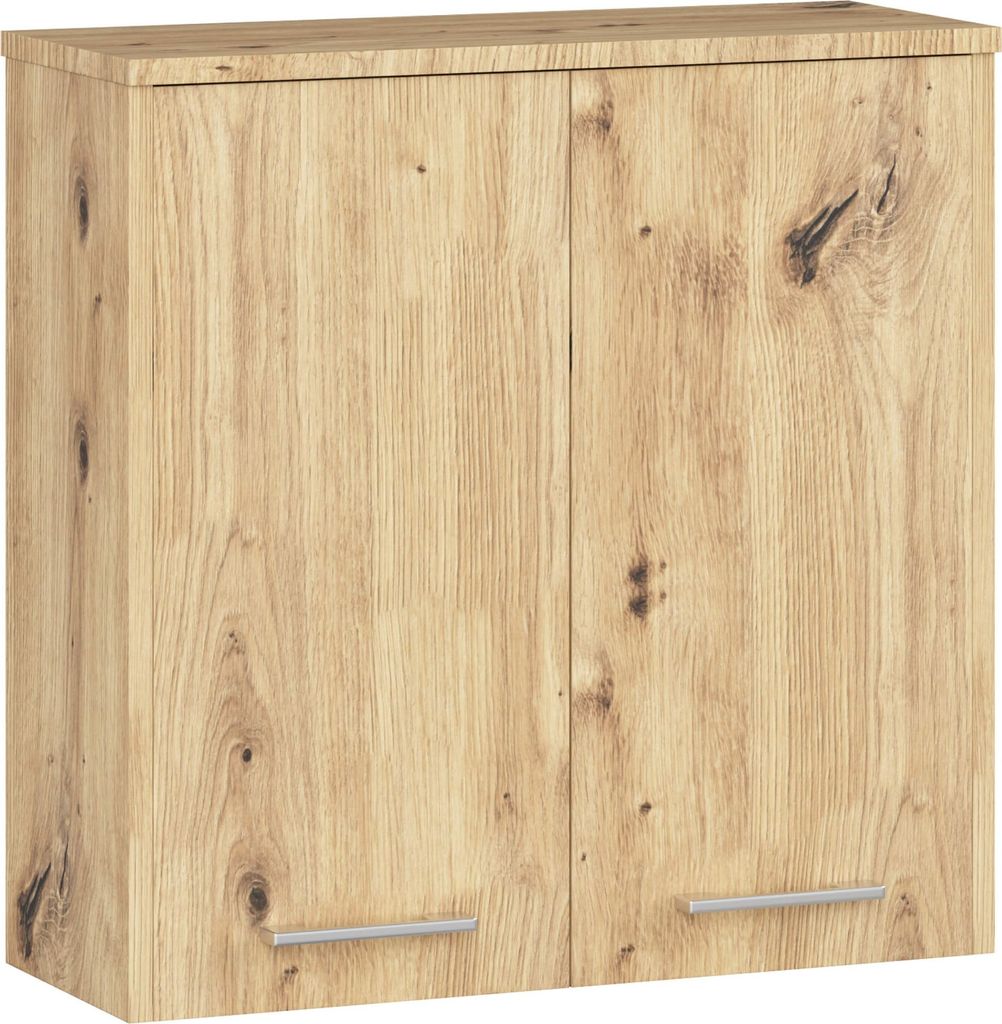 Badezimmer-Hängeschrank FIN Artisan Eiche 60 cm 2 Türen B60xH60xT22,5 cm