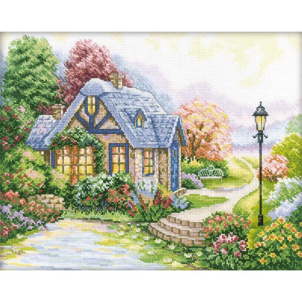 Réussir sa Broderie sans Erreur - Kit Point de Croix Doux Foyer M247