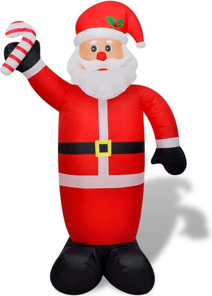 vidaXL Gonflable Père Noël LED 240cm - Décoration de Noël Lumineuse