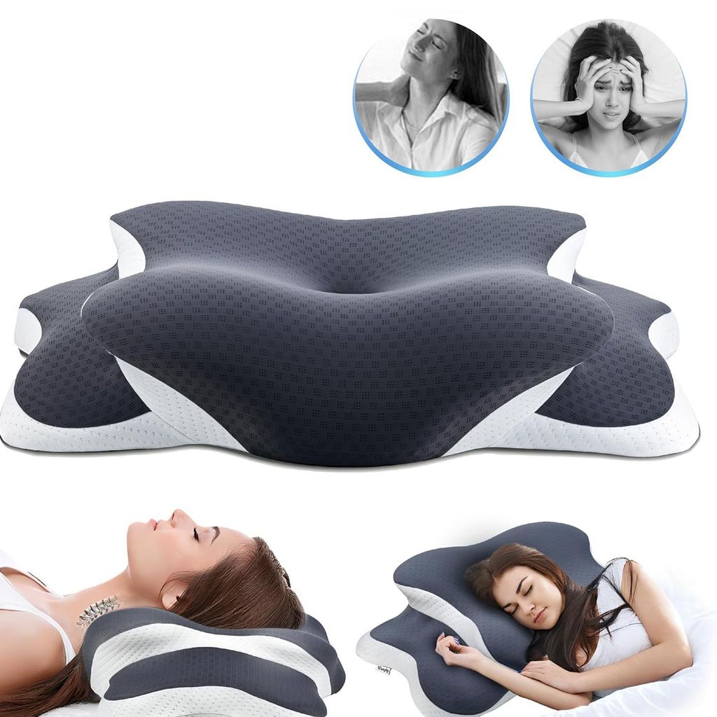Nackenkissen, Memory Foam Schmetterlingskissen Produktbild 