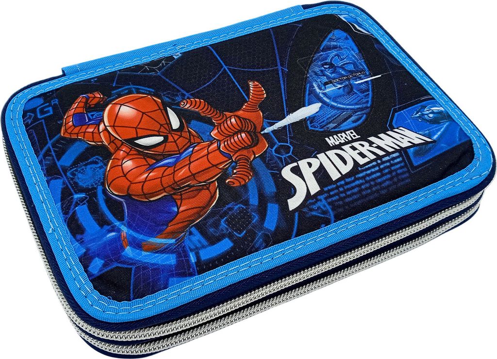 Astuccio a due livelli per la scuola Spiderman - attrezzato Immagine del prodotto 