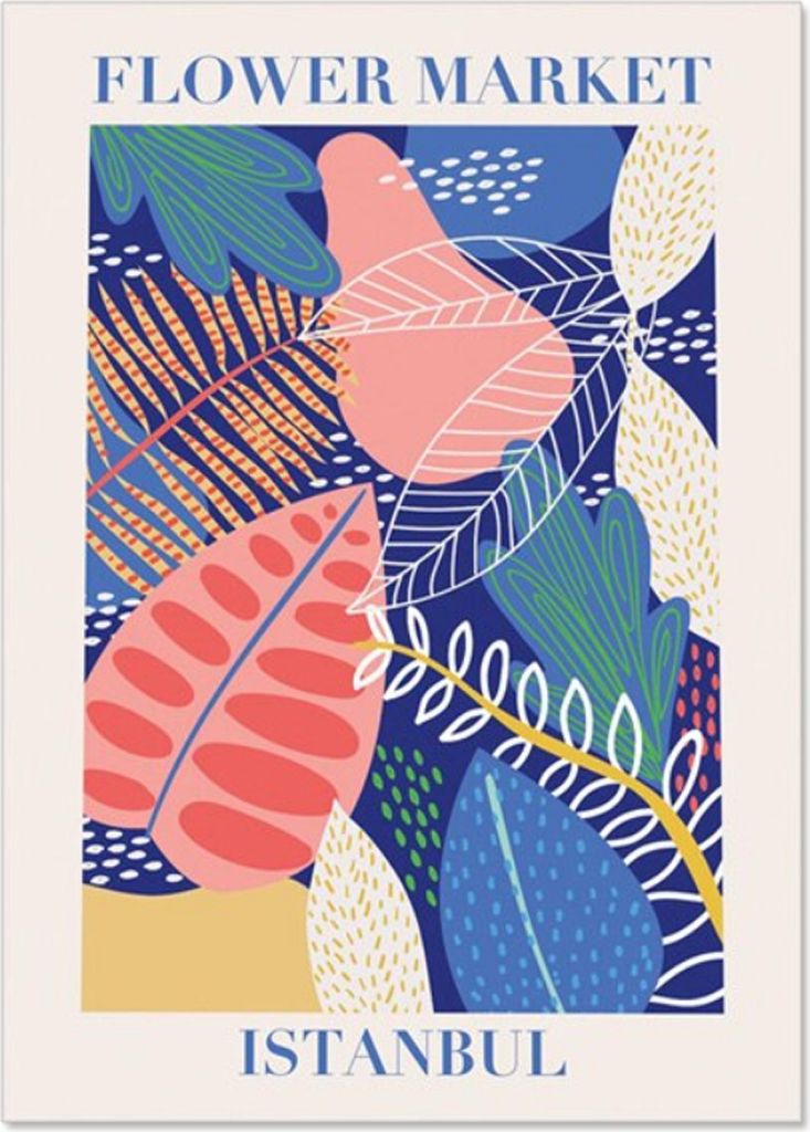 TPFLiving Kunstdruck LW-1202 (OHNE RAHMEN) Poster - Leinwand - Wandbild - Hochauflösender Giclée-Druck, langlebig und hochwertig - Blumen, Floral...