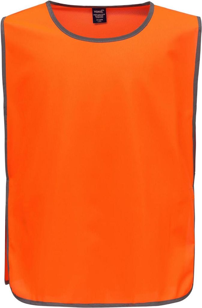 YOKO HVJ259 | Fluo Reflective Border Tabard - Überwurfleibchen - Farbe: Fluo Orange - Größe: S/M