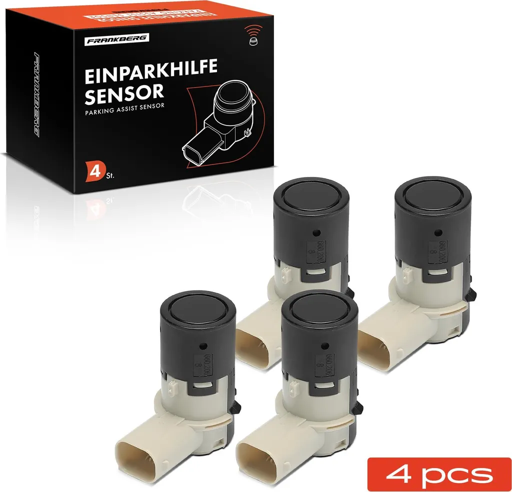 Sensori Parcheggio PDC Frankberg 4x per Fiat Renault Clio Scénic Megane Twingo