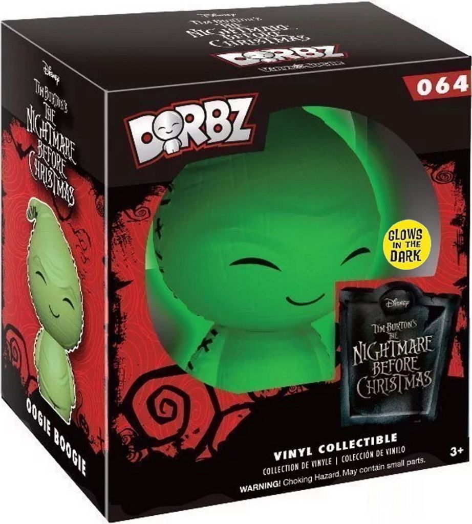 Disney Nightmare Before Christmas Oogie - Boogie 064 Glows in the Dark - Funko Dorbz - Vinyl Figur