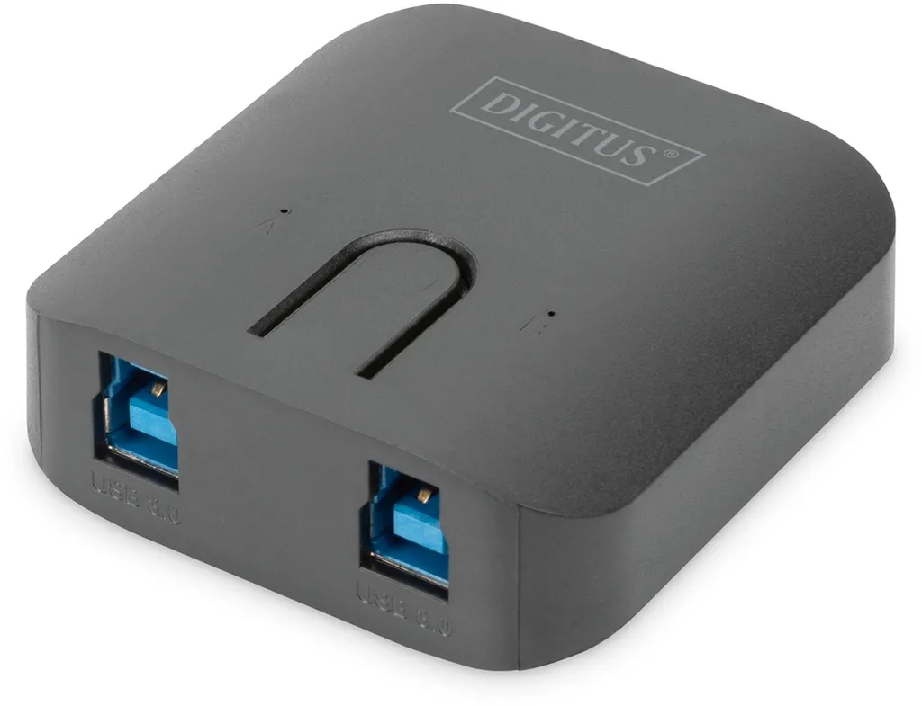 DIGITUS Commutateur de partage USB 3.0 switch pour 2 PC et 1 périphérique