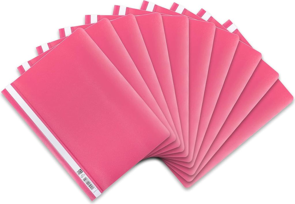 10x Oxford Schnellhefter, DIN A4, PP, pink Produktbild 