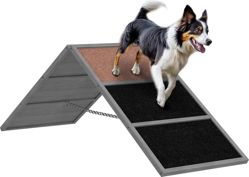 PawHut Hunde Agility Steg Agility-Ausrüstung für Hunde mit Produktbild 