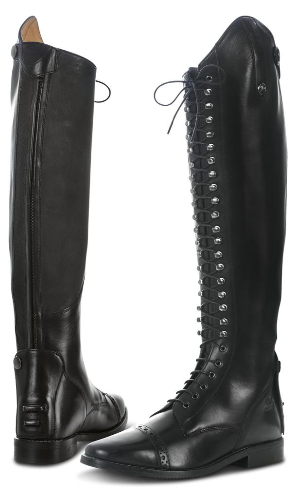 BUSSE Reitstiefel Laval Lederreitstiefel Schwarz Produktbild 