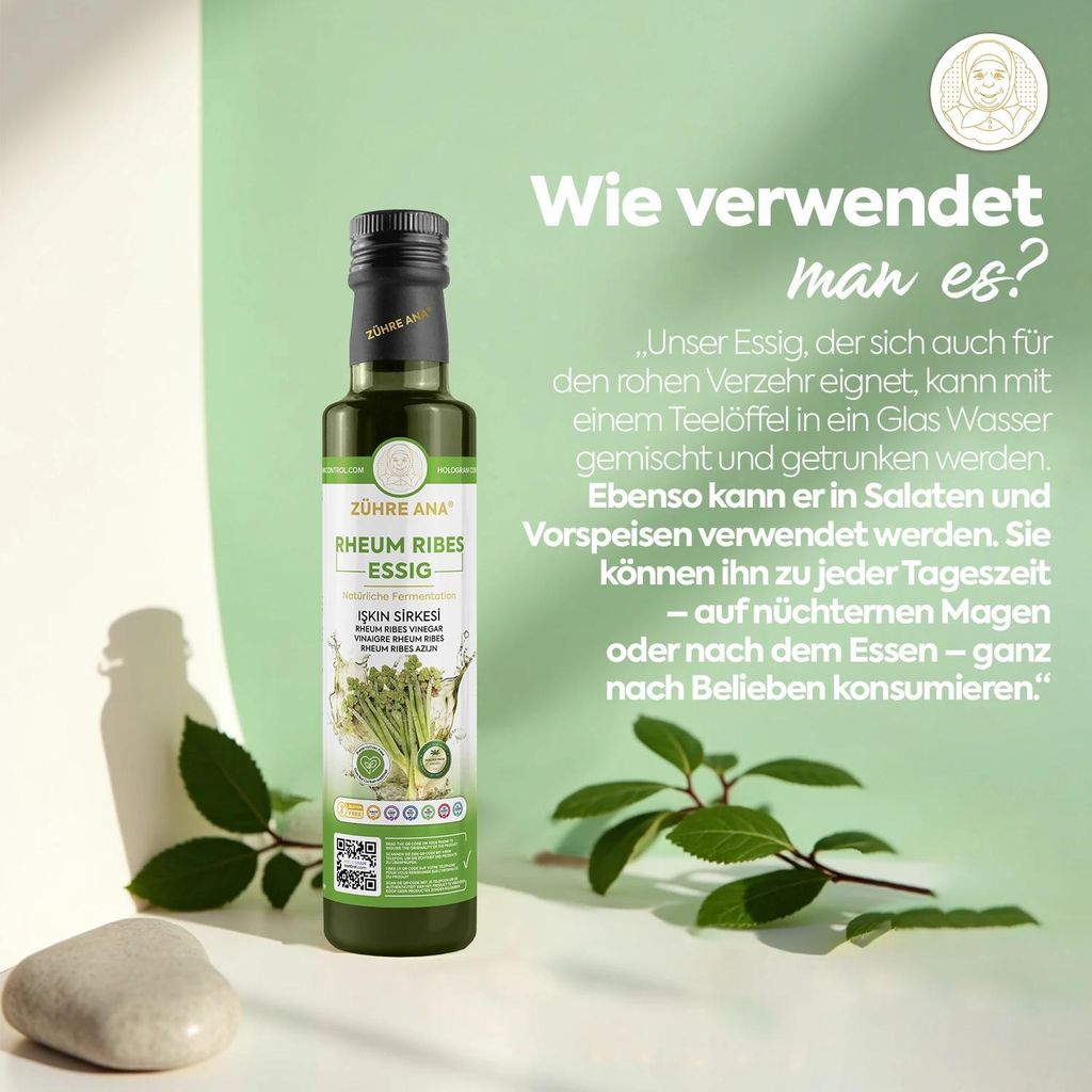 Zühre Ana | Rheum Ribes Essig 500ml