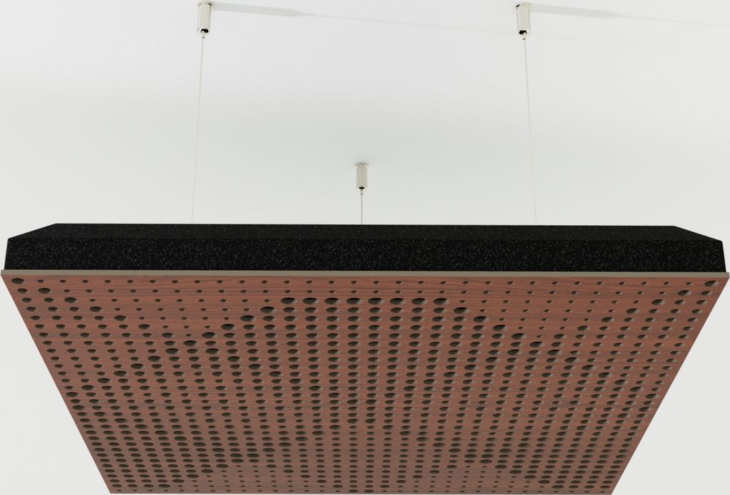 2-Stück Akustik Deckenpaneele «WILDS-C» mit Montageset | Absorption - Diffusion - Reflexion - Schalldämmung - Isolierung | Acoustic Cloud Panel...