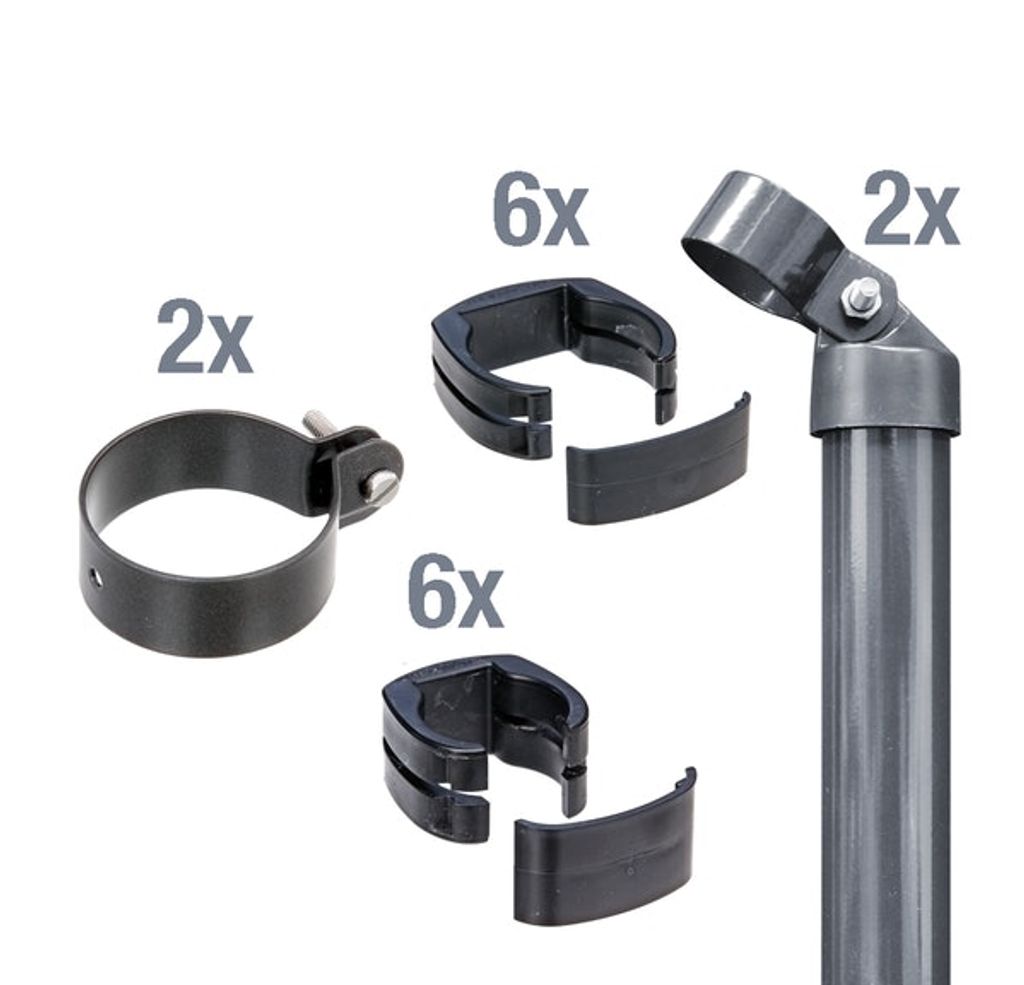 Alberts 601881 Kit de raccordement de clôture portail en Image du produit 