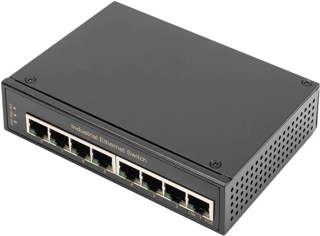 Switch industriel DIGITUS 8 ports Gigabit Ethernet non administrable DN-651137
