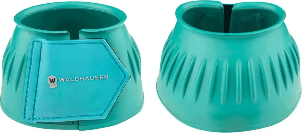 Clochettes XL en caoutchouc Turquoise Waldhausen : Sécurité au paddock