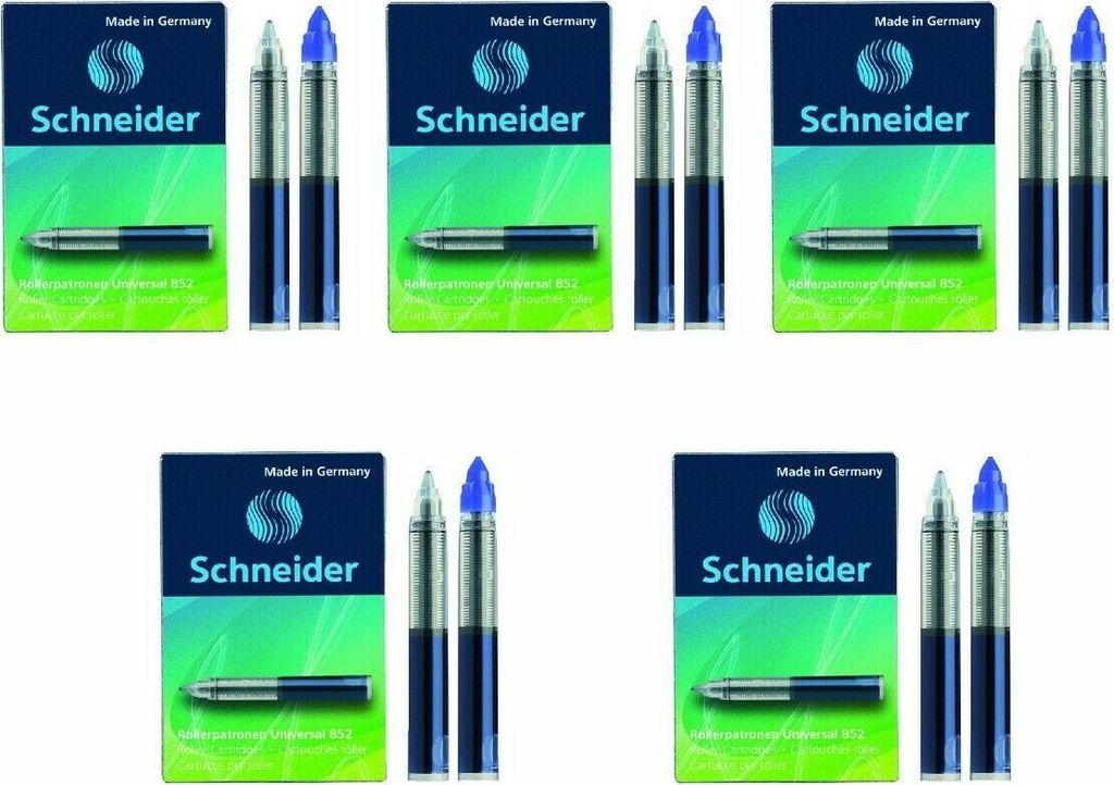 Schneider Rollerpatronen Universal - 5er-Set blau
