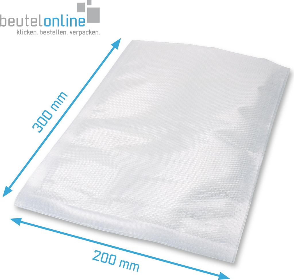 Vakuumbeutel goffriert Lebensmittel 200 x 300 mm Produktbild 3