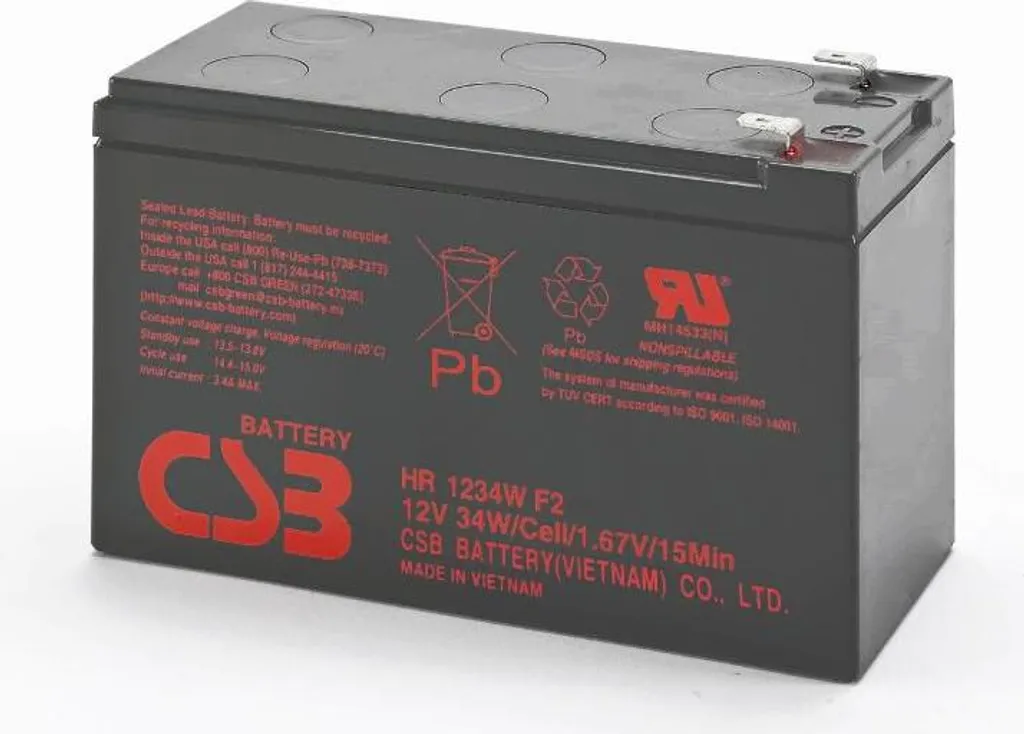 Batterie de remplacement pour onduleur Powerwalker CSB HR 1234W
