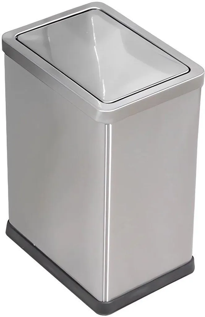 Petite corbeille à papier en métal 2,6L pour bureau et salle de bains