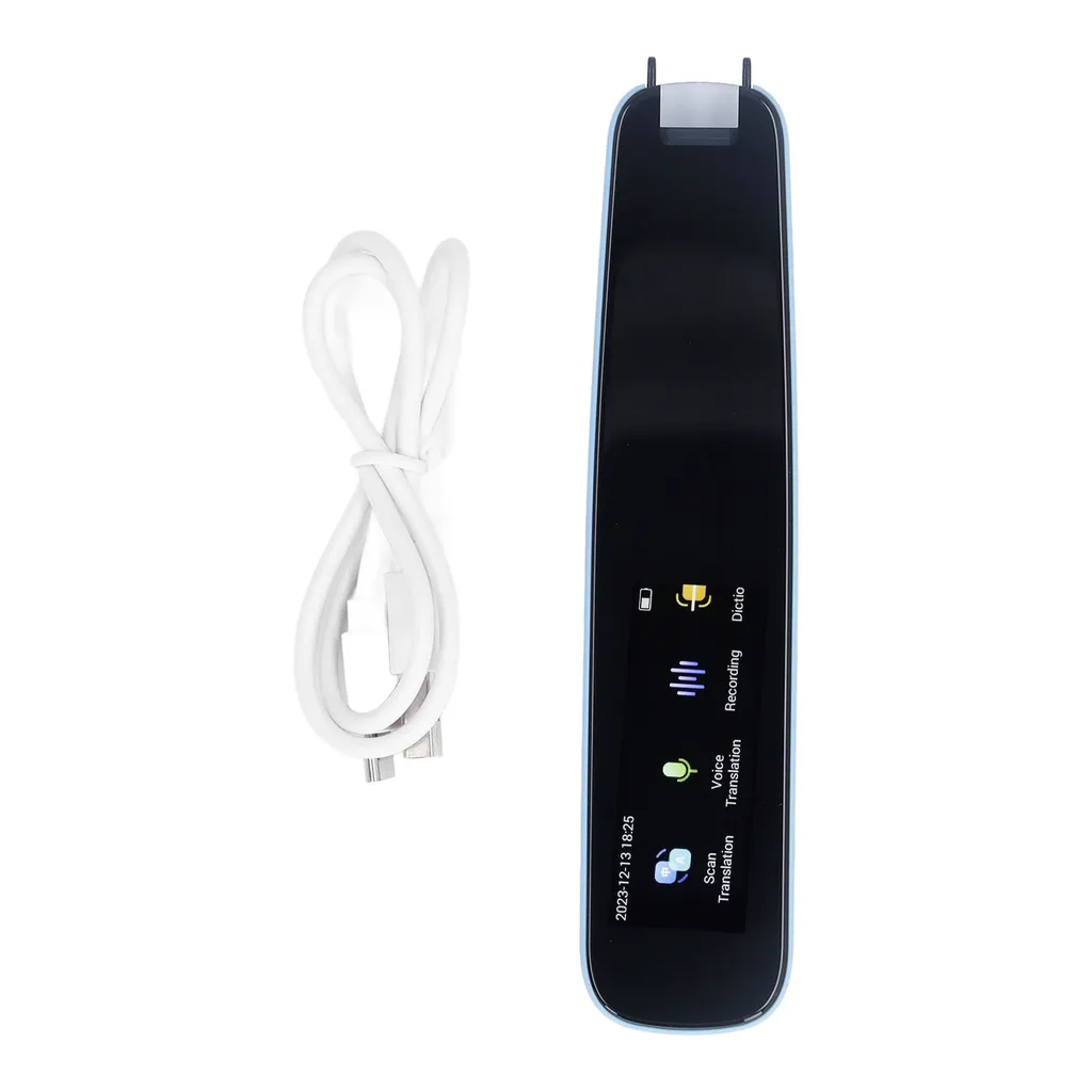 Traducteur de Poche Multifonctionnel Scan Reader Pen ABS avec Écran
