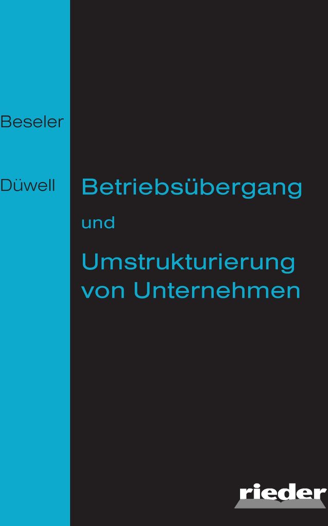 Betriebsübergang und Umstrukturierung von Unternehmen