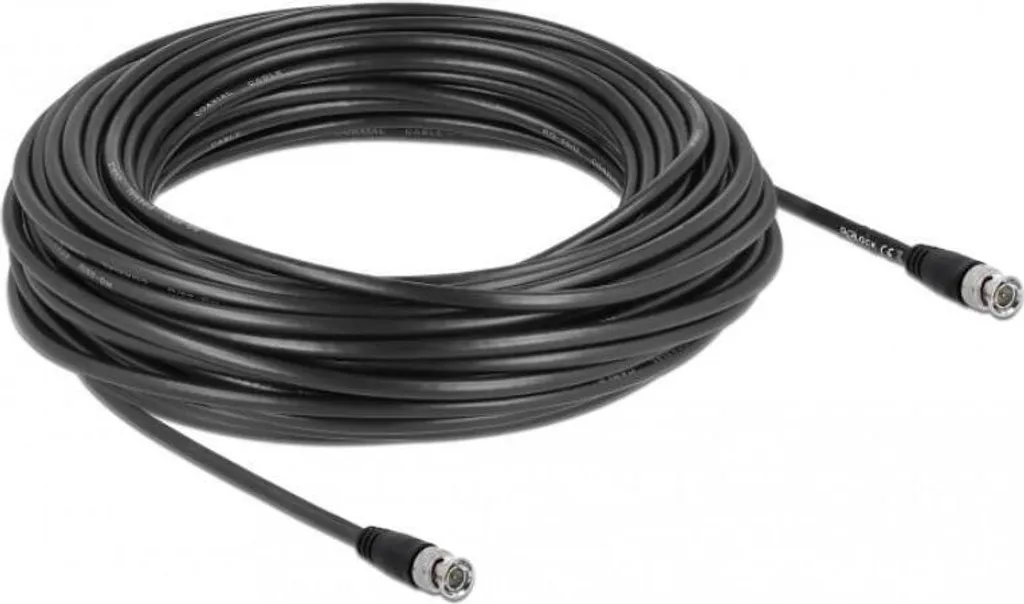 Câble BNC 25m pour Installation Vidéo Surveillance et Oscilloscope