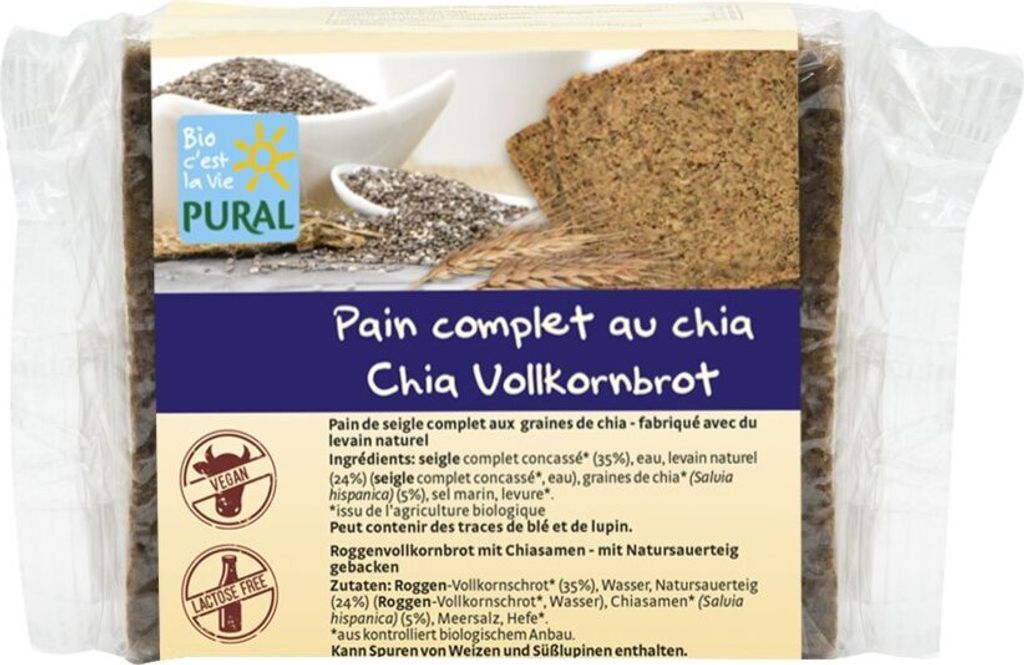 Chia-Schnittbrot 375g Produktbild 